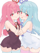 琴葉姉妹誕イラスト