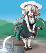 手押しポンプあかりちゃん