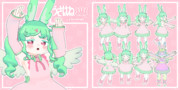 オリジナル3Dアバター【うさはね】