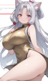 ゴールデンウィークなので金チャイナドレスなイタコ姉さま！