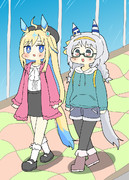 お出かけユニちゃんとミラ子