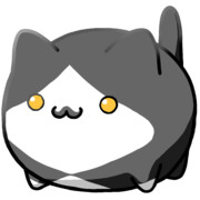 【素材】ハチワレひげタキシード猫・マップ隠し・上からライティング【フリー素材処くらげや】