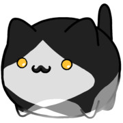 【素材】ハチワレひげタキシード猫・マップ隠し・下からライティング【フリー素材処くらげや】