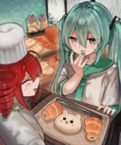 パン屋バイトテトさんVSからかいにきたミクさん