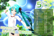 【MMDカレンダー】運動の合間に 爽やかな風と森林浴♪