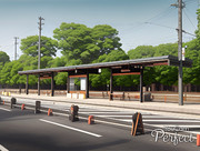 かしの森公園前停留場