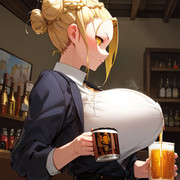 上司「ほらほら見てください。おっぱいから出るビールｗｗｗ」