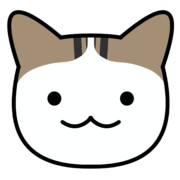 【素材】ぱっつんキジ白猫素材・透過素材・白縁取り【フリー素材処くらげや】