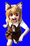 走るリランちゃん