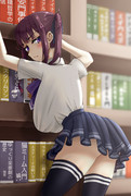 千冬に高いところの本を取ってくれと言われたから・・・