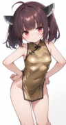 GWなので金チャイナドレスなきりたん！