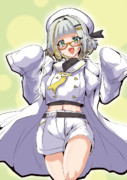 今日のだぼだぼ白衣