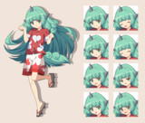 高麗野あうん　立ち絵素材