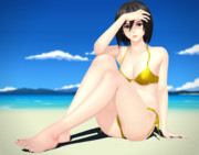 【MMD】GWは金ビキニ