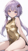 GWなので金チャイナドレスなゆかりさん！