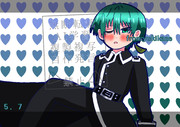 くつろぐ翠くん