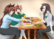 とあるシンボリ家の朝食