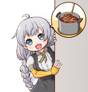 カレーを察知したあかりちゃん