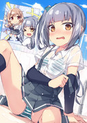 水遊び霞ちゃん！