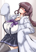 今日のだぼだぼ白衣