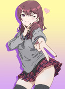 頑張ってギャルになり切ろうとしている花梨先輩