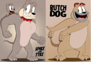 ダブルスパイク（スパイク＆タイクとブッチ・ドッグ）tom＆jerry tex avery dog