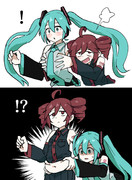 揉み返すミク