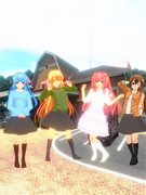 西桐生駅でも集合写真