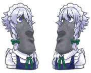 何処かの城に仕えるメイドのモアイ