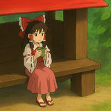 AI ジブリ風RUさん
