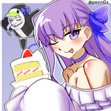 メルトリリス誕生日祝い絵