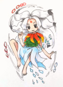 森のお化け