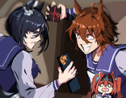 アグネスタキオンとエイシンフラッシュ