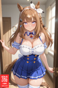 ジュエルが急に減っていることを問い詰めるアーモンドアイちゃん