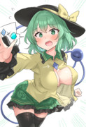 「胸のコレは別にそんな高価じゃないから！盗らないで！」