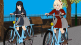 晴天のサイクリング　MMDリコリコ