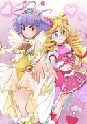 キュアアイドルと伝説のプリキュアっぽいアイドル