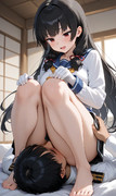磯風が顔に乗るだけ