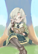 読書中