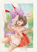 毎月17日と18日はイナバの日「てゐの耳をかぷり」