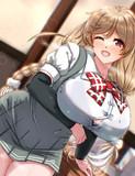 峯雲ちゃんと一緒にお仕事中