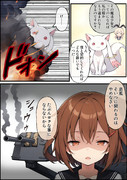 島風さんを止める雷ママ