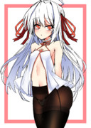 ストッキングの日という事で履いてみたエアちゃん