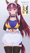 スク水逆バニーゴールデンビキニメイドラッキーライラック