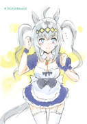 フレンチメイドツインテオグリキャップ