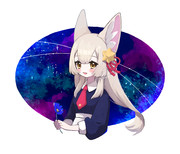 【星ノ砂狐】宙ノ花・白
