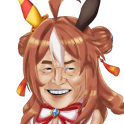 【ウマ娘絵】コパノリッキーの似顔絵♪