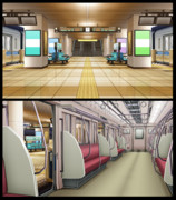 [MMD]地下鉄ホーム
