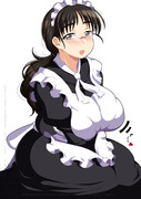 ぽっちゃり眼鏡っ娘メイドさん