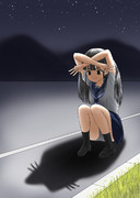 影遊び猫